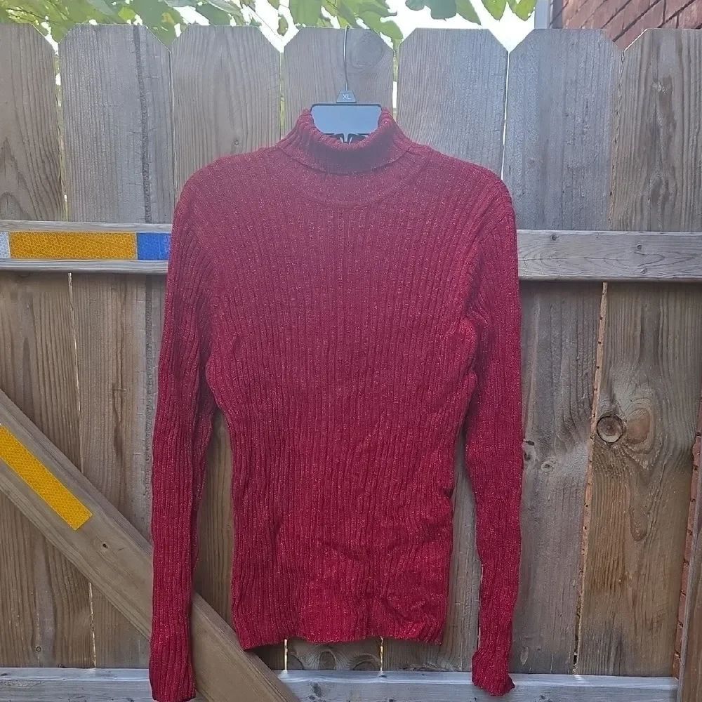 Shimmer Turtleneck